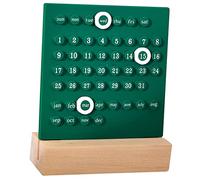 Alomejor Calendrier en Bois pour Enfants, Bricolage, Développement des Compétences de Planification pour les Enfants D'âge Préscolaire, Idéal pour les Activités D'apprentissage à Domicile, Matériau