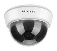 Alomejor Caméra de sécurité Factice avec Voyant Rouge Clignotant | Construction en plastique ABS durable, conception de moniteur simulée, idéal pour les hôtels, les parcs, les bureaux et les