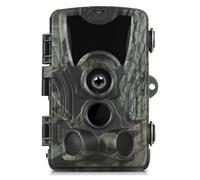 Alomejor Caméra de Suivi des Sentiers, Nocturne, étanche, Activée par Le Mouvement, 24 MP + 2,7 K, pour la Chasse au Cerf et L'observation de la Faune, Plastique ABS (Pile AA)