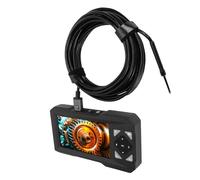 Alomejor Caméra Endoscopique 1080P, étanche, pour Inspection, pour Automobile et Usage Domestique, Outil électrique LCD 4.3 Pouces avec LED Réglable
