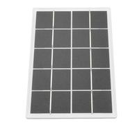 Alomejor Camera Solar Charging Panel 3W Monocrystalline (WHITE) | Installation facile, Économie d\'énergie, Conception durable, Convient aux appareils 3-5V