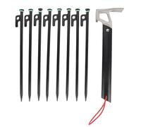 Alomejor Camping Inserts Camping Anchor Stable Affiche Extérieur à Vent pour Les Sacs à Dos, en Aluminium en Acier Inoxydable en Acier Inoxydable pour Les Sacs à Canopée, Adaptés aux Amateurs de