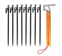 Alomejor Camping Inserts Camping Anchor Stable Affiche Extérieur à Vent pour Les Sacs à Dos, en Aluminium en Acier Inoxydable en Acier Inoxydable pour Les Sacs à Canopée, Adaptés aux Amateurs de