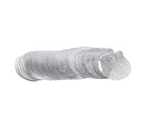 Alomejor Capsules de café en Aluminium, 200 Pièces, Couvercles Sécurisés Thermoscellables, pour Dosettes de café Plus Fraîches, pour Usage Domestique et en Cuisine