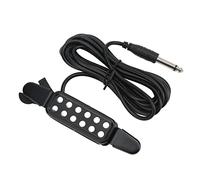 Alomejor Capteur Acoustique, Transducteur de Rosace ABS pour Amplification électrique, Accessoire de Guitare Acoustique Facile à Installer pour les Joueurs de Guitare Folk
