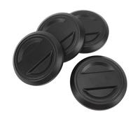 Alomejor Capuchon Central de Moyeu de Roue, Couvercle de Protection Résistant à la Chaleur adapté pour RS1 XP 1000 XP Turbo, 4 Pièces de Remplacement de Capuchon de Jante pour Les Amateurs de