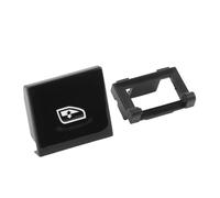 Alomejor Capuchon de Bouton de Commutation de Fenêtre ABS, Couvercle de Bouton de Commutation de Fenêtre électrique, Avant Gauche, adapté pour 2018 à 2024, Installation Facile, Remplacement (piano