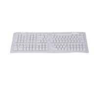 Alomejor Capuchons de Clavier Coréens Durables, 132 Touches, Hauteur OEM, Ensemble de Capuchons de Clavier Mécaniques pour Personnalisation 61 62 64 68 84 87 Touches ABS (White)