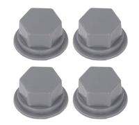 Alomejor Capuchons de Protection à Vis Hexagonales en Silicone, Couvercle étanche et Durable pour Machines et Véhicules, 50 Pièces (#5)