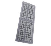 Alomejor Capuchons de Touches PBT Pudding, Moulage par Injection Bicolore, Conception Ergonomique pour Claviers Mécaniques 132 Touches (White)