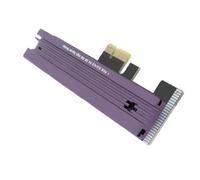 Alomejor Carte Adaptateur M.2 PCIe, Prend en Charge Un Transfert de 750 | Conception du capot supérieur, compatible avec Windows, , OS X