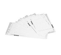 Alomejor Carte de Fleur de Machine à Tricoter en Plastique Souple et Durable 15 Pièces pour KH893 KH894 NO.1 à NO.15 Accessoires de Remplacement pour Machine à Tricoter