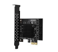 Alomejor Carte D'extension PCI Express 3.0 6 Ports, Contrôleur, pour PC