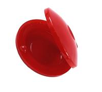 Alomejor Castagnettes à Doigts pour Enfants, Jouet éducatif en Plastique, Instrument Amusant pour l'apprentissage du Rythme et de la Coordination Musicale (Rouge)