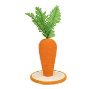 Alomejor Cat Carrot Scratching Post, Durable Sisal Design