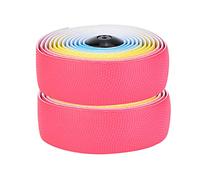 Alomejor Ceinture de Guidon de Vélo de Route Irisée élastique Souple pour une Conduite Confortable pour les Vélos de Montagne, 2 Pièces