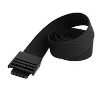 Alomejor Ceinture de plongée 150cm Ceinture de Poids de plongée Durable de Taille en Sangle en Nylon Solide avec Boucle en Plastique Fournitures de pour la sous-Marine(Noir)