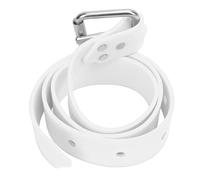 Alomejor Ceinture de Poids en Silicone Liberdive Dive avec 316 Boucle en Acier Inoxydable pour Plonger la Pêche à la Pêche Optimale Contrôle du Matériau Anti-âge Flexible Inodore Inodore (White)