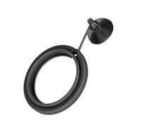 Alomejor Cercle de Nourriture Flottant pour Aquarium en Plastique, Ventouse Forte, Mangeoire en Flocons pour Poissons, Anneau d'alimentation pour Aquarium, Anneau d'alimentation Pratique pour Les