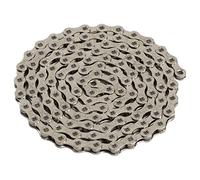 Alomejor Chaîne de Vélo à 9 Vitesses, Chaîne à Vitesse Variable, Multi-vitesses, 116 Maillons, Structure Renforcée Très Rigide avec Conception à Double Pont en X pour Vélos de