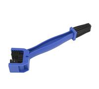 Alomejor Chaîne de Vélos Machine à Laver Motorcycle Cleaner Double-Tashed Brush Tool Fonction Simple for Bicycle Lovers ABS + Nylon (Bleu de Haute qualité)