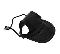 Alomejor Chapeau de Baseball pour Chien Protection Solaire Chapeau de Sport Confortable et Réglable pour Animaux de Compagnie avec Trous d'oreille pour Petits Chiens Convient aux Activités de Plein