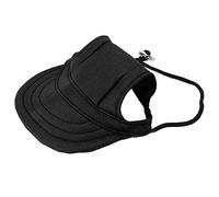 Alomejor Chapeau de Baseball pour Chien Protection Solaire Chapeau de Sport Confortable et Réglable pour Animaux de Compagnie avec Trous d'oreille pour Petits Chiens Convient aux Activités de Plein