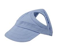 Alomejor Chapeau de Chat, Casquette de Chien en Toile avec Boucle Réglable, Sombrero d'extérieur élégant pour Chats et Chiens avec Protection Solaire (M)