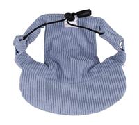 Alomejor Chapeau de Soleil pour Chien, Respirant, Réglable, Protection UV, Chapeau pour Animaux de Compagnie, Voyage en Plein Air, Camping, Matériau en Velours côtelé (L)