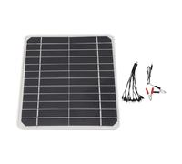 Alomejor Chargeur de Batterie de Voiture à Panneau Solaire Portable Léger 10 W pour une Charge Rapide dans les Activités de Plein Air Matériau Silicium Monocristallin