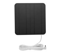 Alomejor Chargeur de Panneau Solaire Efficace 12W pour Ring Cam Plus Pro, Utilisation en Extérieur, 2 Pièces avec Câble de 9,8 Pieds