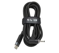 Alomejor Chargeur D'ordinateur Portable USB C vers DC Câble de Charge Rapide 100 W pour R11 C720 C740 Voyage 0.5 M (JD0612-1.5 (1, mètres))