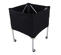Alomejor Chariot à Balles sur Roues avec Grande Capacité et Cadre en | Portable, pliable, conception à quatre roues, accès facile, toile durable
