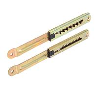 Alomejor Charnière de Levage de Meubles Réglable, Matériel D'appui-tête de Canapé-lit Durable pour Meubles de Bricolage, 2 Charnières en Fer pour Accessoires de, Décoration de Salon (Tige droite à