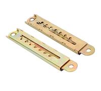 Alomejor Charnière de Levage de Meubles Réglable, Matériel D'appui-tête de Canapé-lit Durable pour Meubles de Bricolage, 2 Charnières en Fer pour Accessoires de, Décoration de Salon (Tige droite à