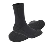 Alomejor Chaussettes de surf en néoprène de 3 mm, chaussures aquatiques de plage pour hommes, femmes, enfants, chaussons de plongée sous-marine pour kayak, voile (taille S)