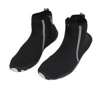 Alomejor Chaussures aquatiques, hautes, résistantes aux coupures, chaussures de plage légères en caoutchouc nylon pour sports nautiques, séchage rapide, bon maintien lors de la natation, Noir , 42 EU