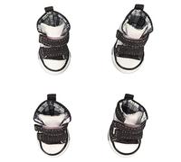 Alomejor Chaussures en Toile pour Chiots, Toutes Saisons, Respirantes, Antidérapantes, Chaussures de Sport pour Animaux de Compagnie, pour Petits Chiens, 4 Pièces (Type 5 (8,3 X 8,3 X,5 Pouces))