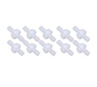 Alomejor Check Valve 10PCS PP Plastic Single Way Valve (7,9 mm translucide)