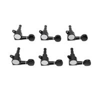 Alomejor Chevilles d'accordage de Guitare, Construction en Acier au Carbone, Ensemble d'accordeurs de Verrouillage de Haute Précision pour Guitares électriques