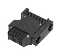 Alomejor Cintre de Câble de Garde-Boue Marin, Régulateur Durable Réglable pour Yachts et Bateaux ABS Noir 1 unité