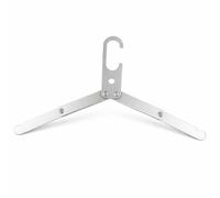 Alomejor Cintre de Voyage Porte-VêTements Pliants en Alliage D'Aluminium pour Le Camping en Plein Air(Silver)
