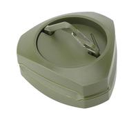 Alomejor Cintre Magnétique de Camping Compact, Forte Aspiration Magnétique de 2KG pour Corde de Camping, Conception Légère (Vert OD)