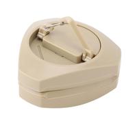 Alomejor Cintre Magnétique de Camping Compact, Forte Aspiration Magnétique de 2KG pour Corde de Camping, Conception Légère (Kaki)