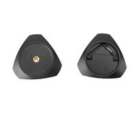 Alomejor Cintre Magnétique de Camping Compact, Forte Aspiration Magnétique de 2KG pour Corde de Camping, Conception Légère (BLACK)