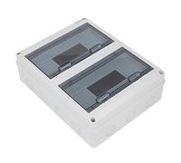 Alomejor Circuit Breaker Box, Waterproof 24 Way Open Mount