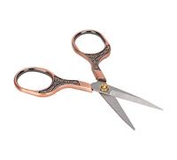 Alomejor Ciseaux de Couture Vintage pour Broderie, Travaux Manuels, Travaux D'aiguilles - Ciseaux Rétro Durables en Acier Inoxydable pour la Couture, L'artisanat, doré 4,9" - Idéal pour les Amateurs