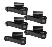 Alomejor Clamp/Holder de Fixation de Tuyau d'eau D'Aquarium, Support D'outil de Changement d'eau Durable pour Aquarium, Support de Pince en Plastique Bleu/Noir pour Tuyau de Diamètre 8-16mm, Paquet