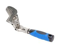 Alomejor Clé à Cliquet Réglable 5 en 1 Flexhead avec Tige D'extension Rétractable et Tête Rotative pour les Réparations Automobiles, la Construction, les Amateurs de Bricolage en Acier au Molybdène Cr