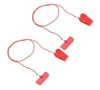 Alomejor e sécurité pour Tapis Roulant, Interrupteur d'arrêt d'urgence Magnétique en Plastique avec Clamp/Holder pour la Plupart des Tapis Roulants, Conception 60 X 23,5 Mm, Idéale pour Une